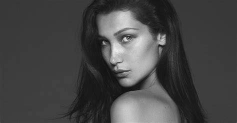 bella hadid nude|Bella Hadid Poses Totally Nude For Stunning Shoot In Vogue。